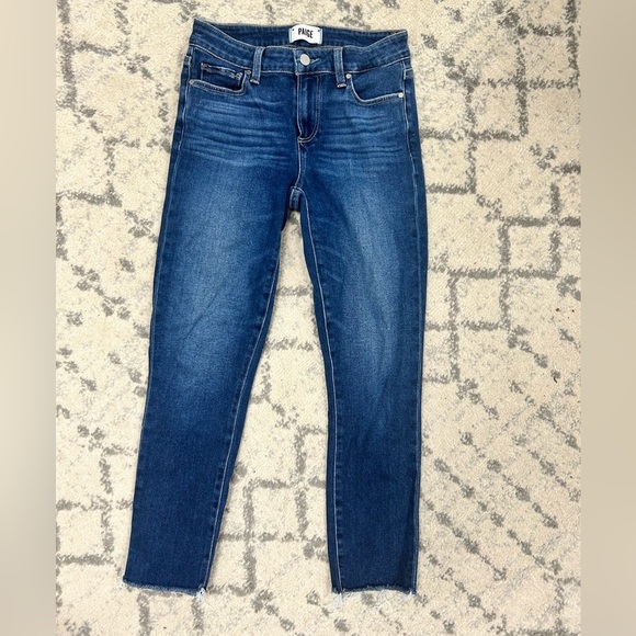 Paige SKYLINE SKINNY
CROP Blue Jeans Denim size 26​ - Picture 5 of 5